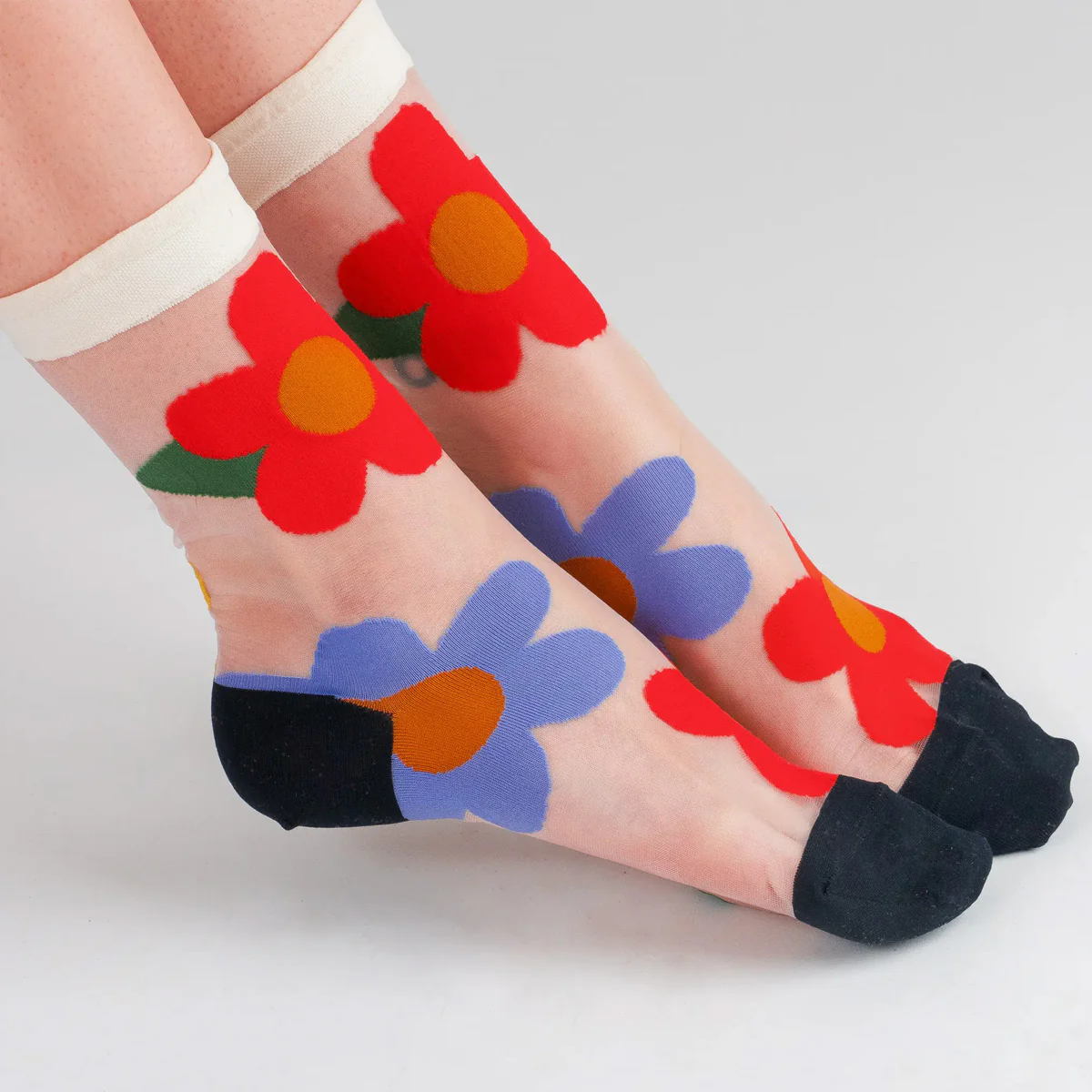 Hansel from Basel Ethel Sheer Crew Socks Women's