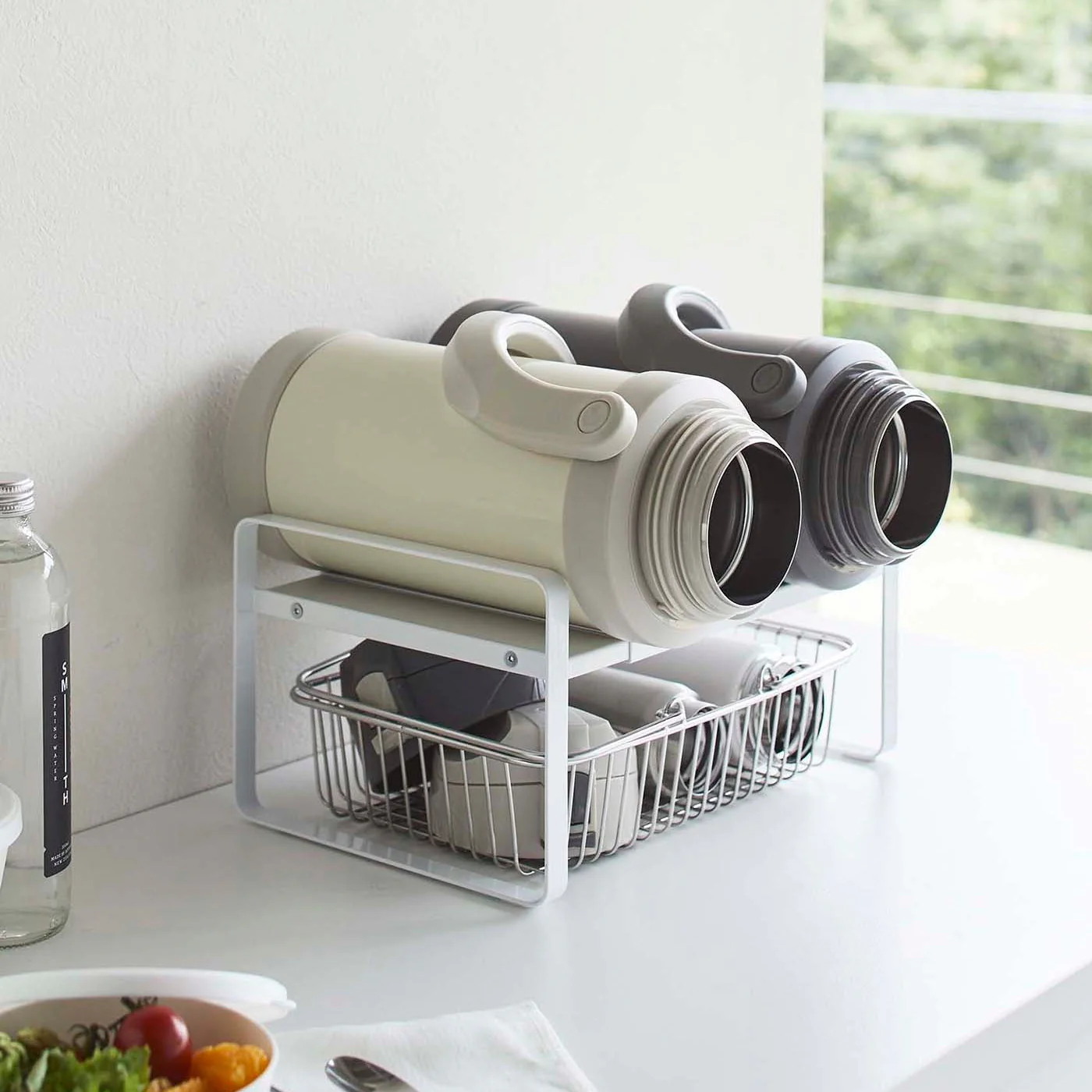 Yamazaki Home Expandable Kitchen Riser Shelf Organizer - Image 4