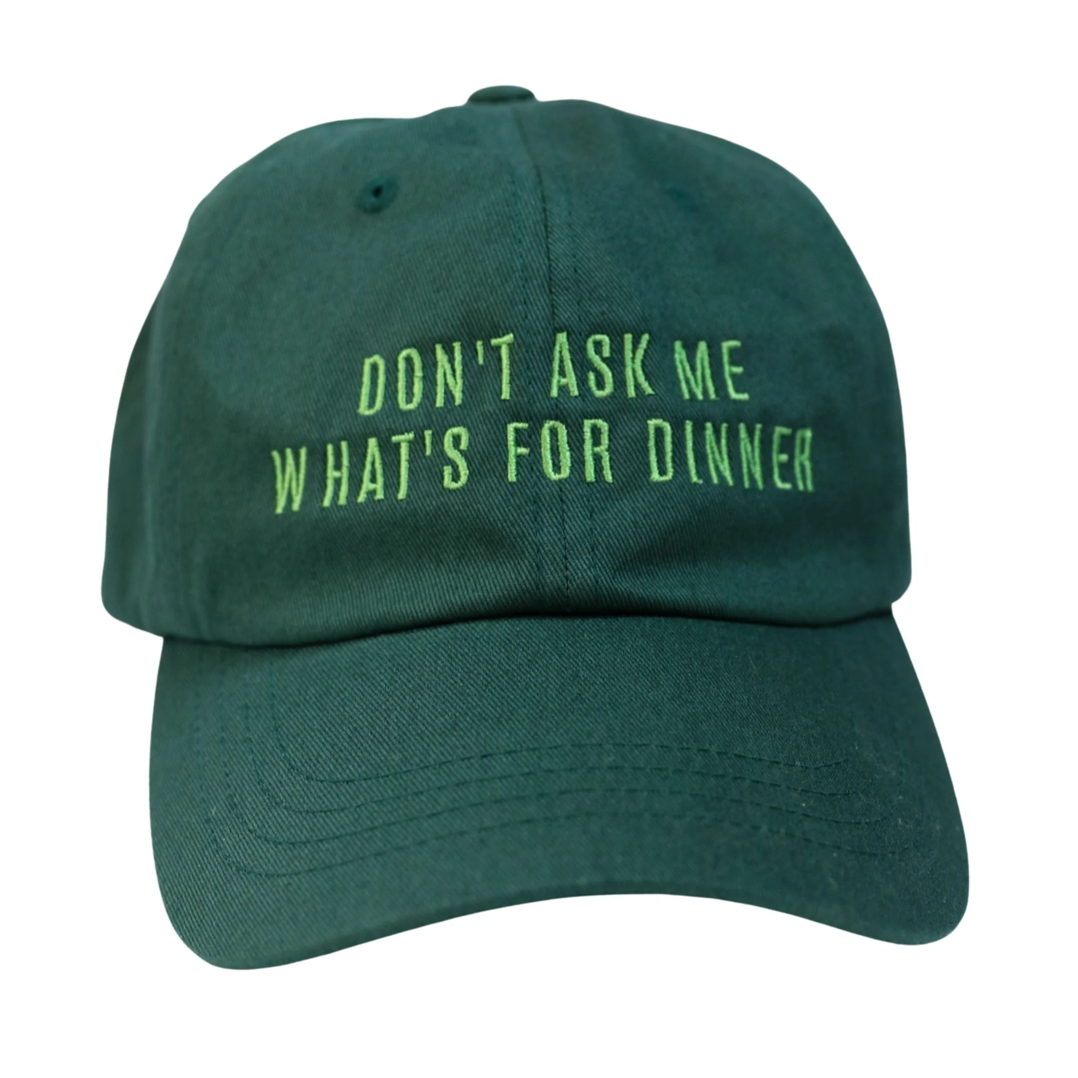 Inside Joke Don't Ask Me What's for Dinner Embroidered Dad Hat - Image 3