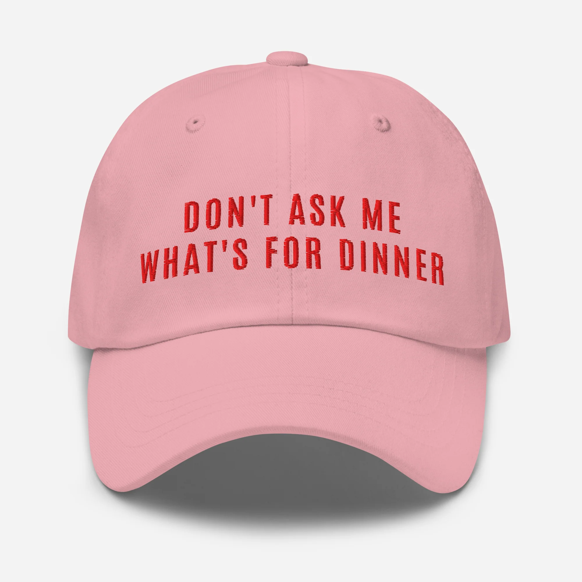 Inside Joke Don't Ask Me What's for Dinner Embroidered Dad Hat - Image 4