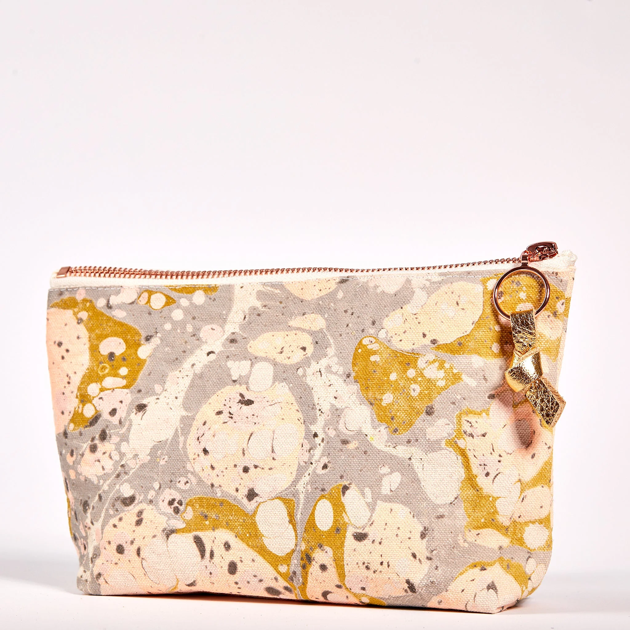Love Mert Astral Marbled Canvas Pouch