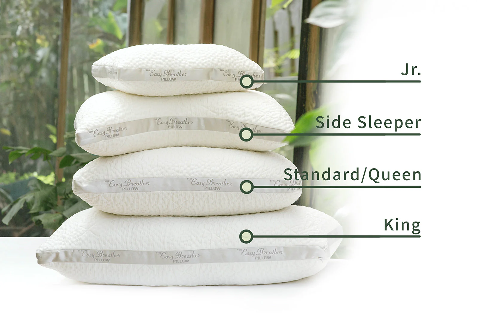 Nest Bedding Easy Breather Premium Shredded Foam Pillow - Image 3