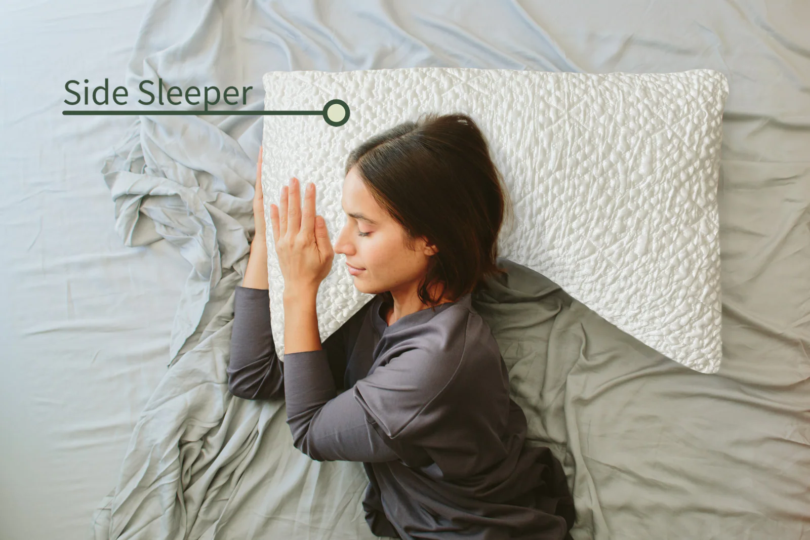 Nest Bedding Easy Breather Premium Shredded Foam Pillow - Image 4