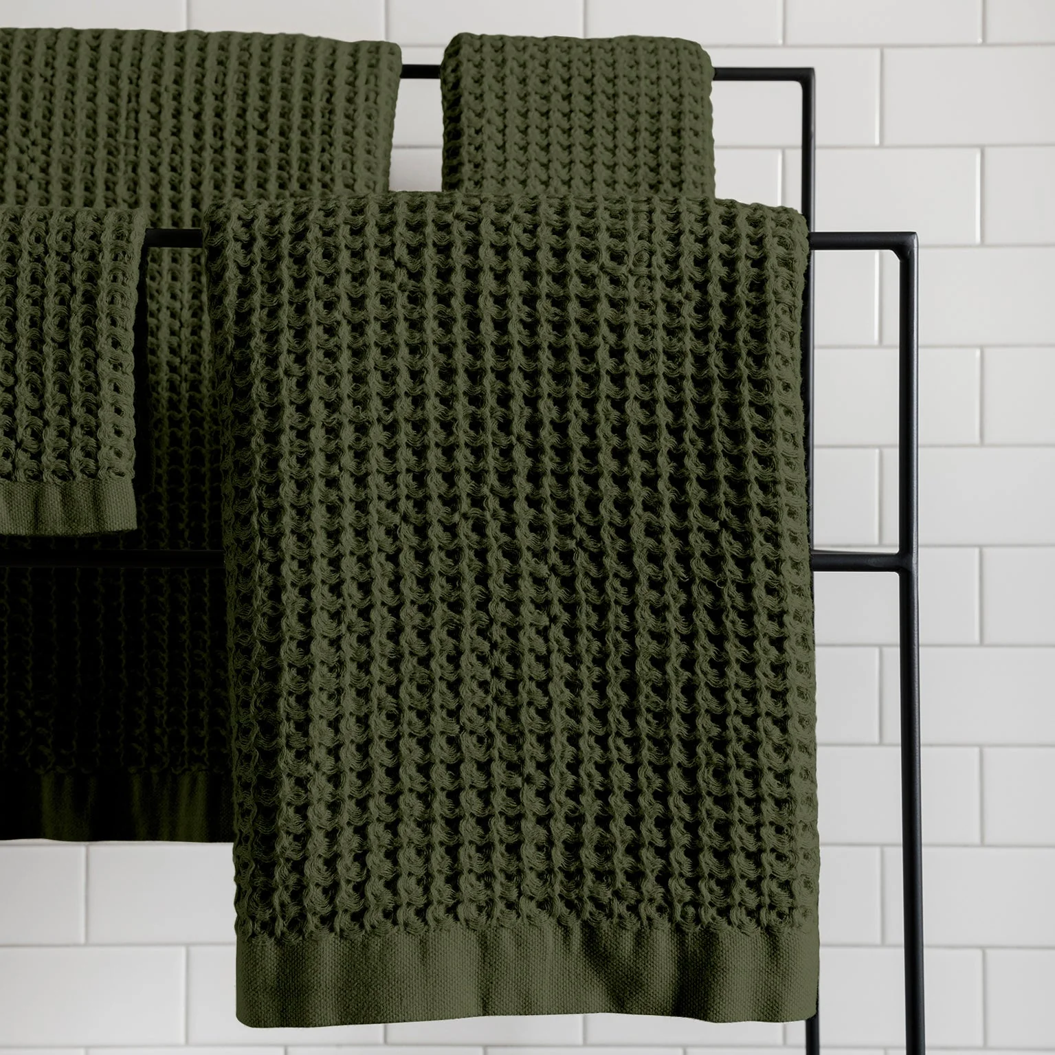 Onsen Waffle Bath Towel Set - Image 22