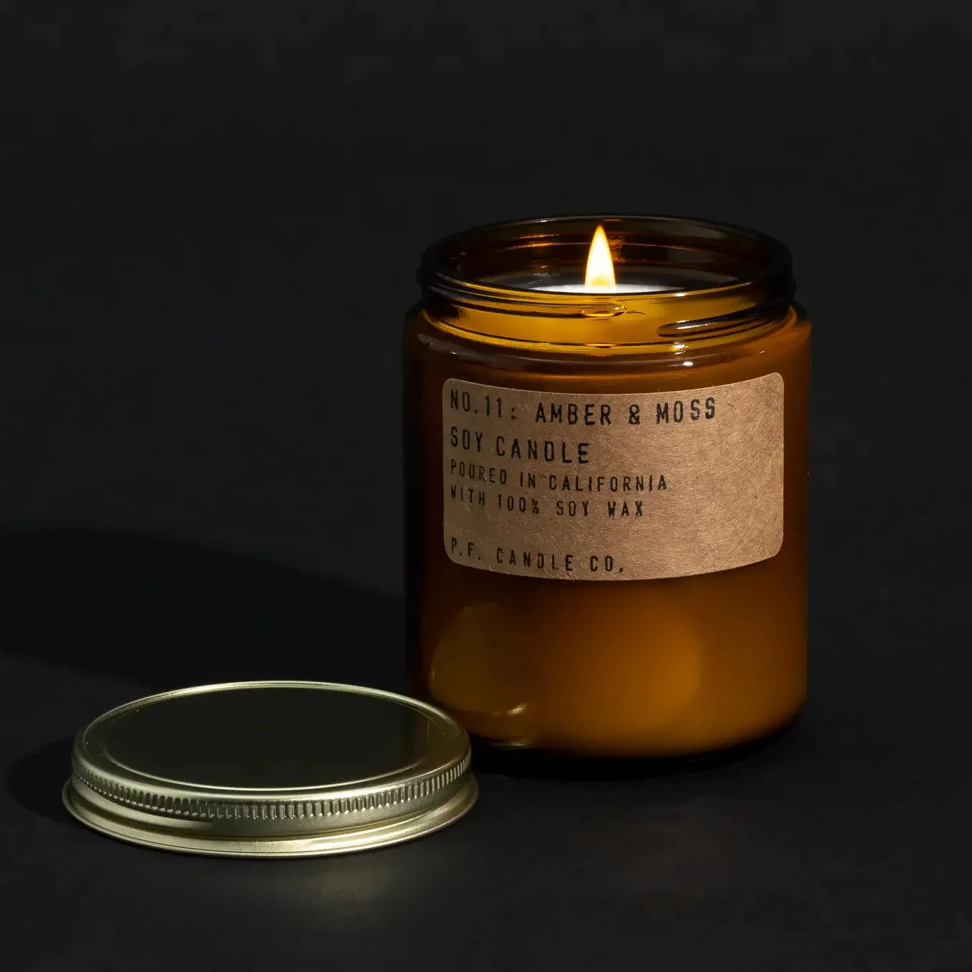 P.F. Candle Co. Amber & Moss Soy Candle