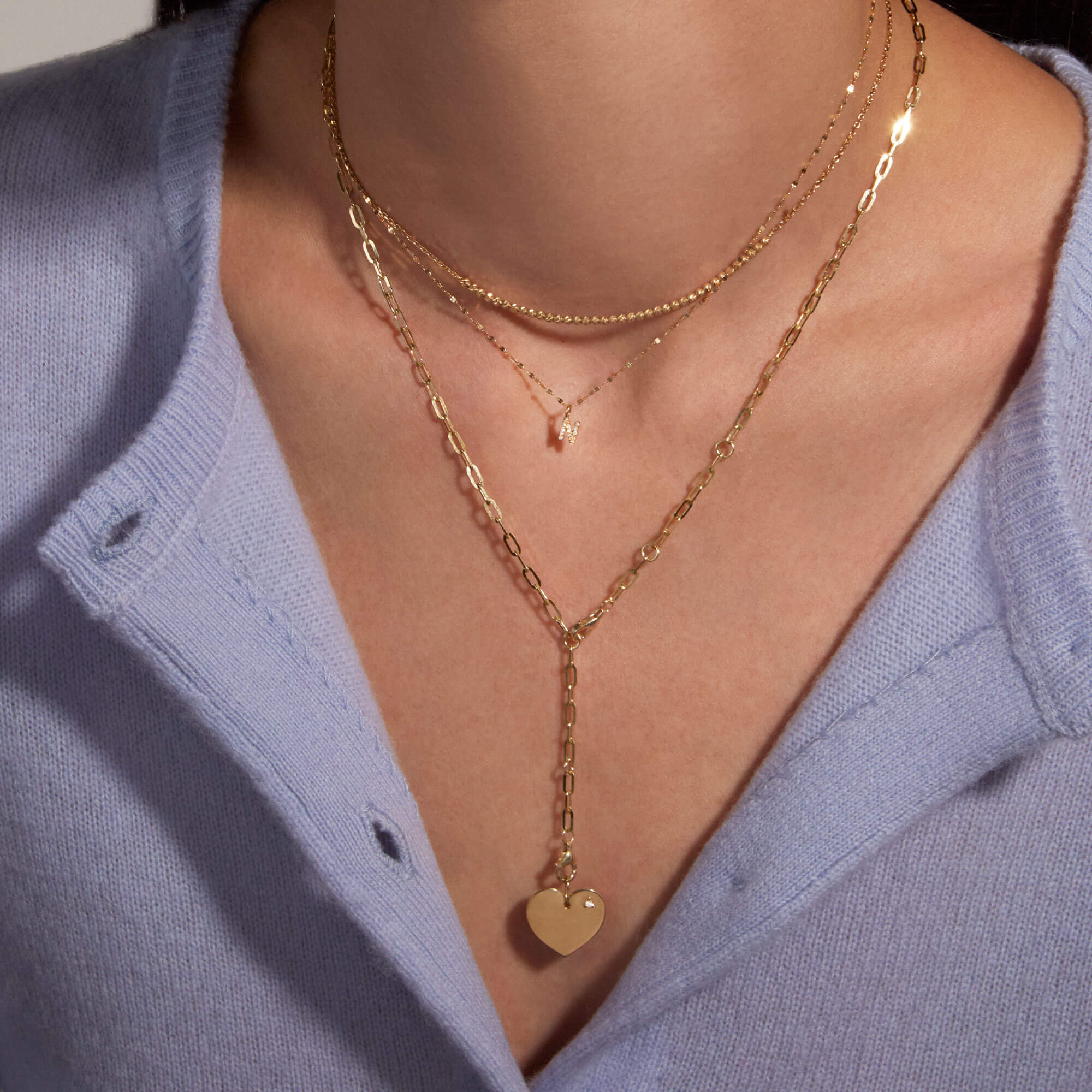 Stone and Strand Pivot Paperclip Chain - Image 15