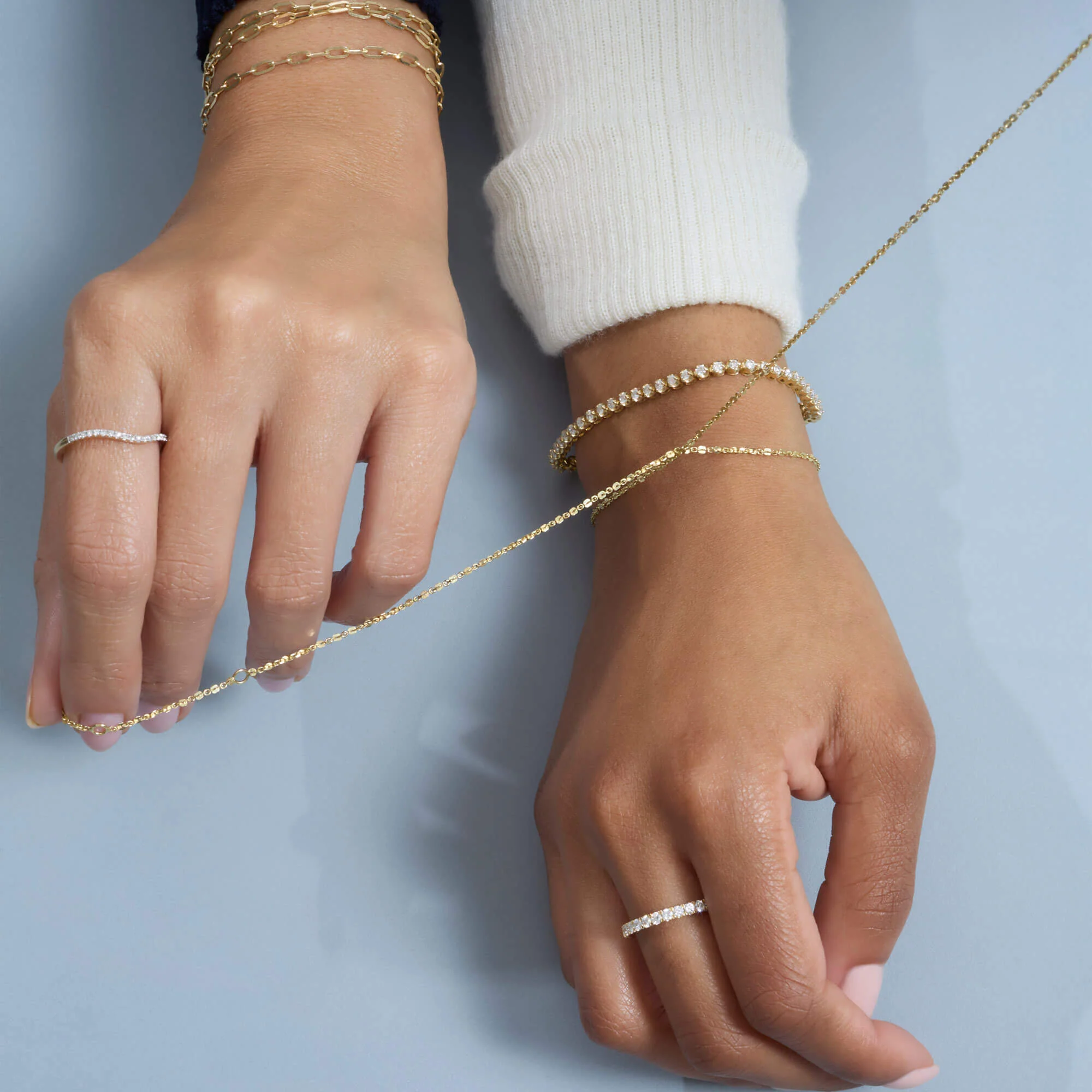 Stone and Strand Pivot Paperclip Chain - Image 16